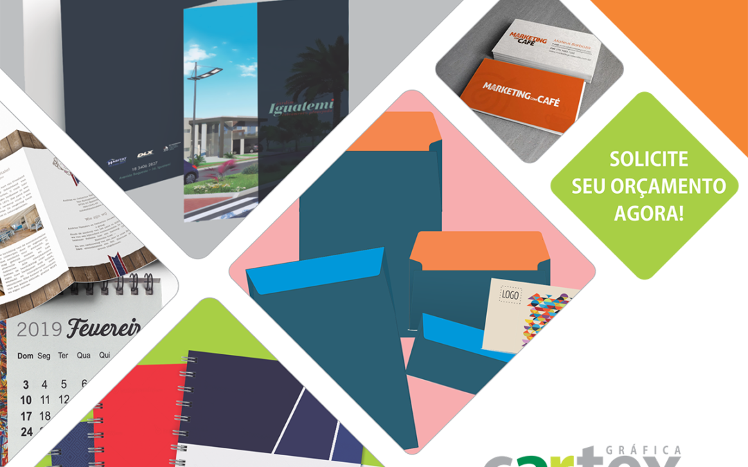 Impressos novinhos para sua empresa!